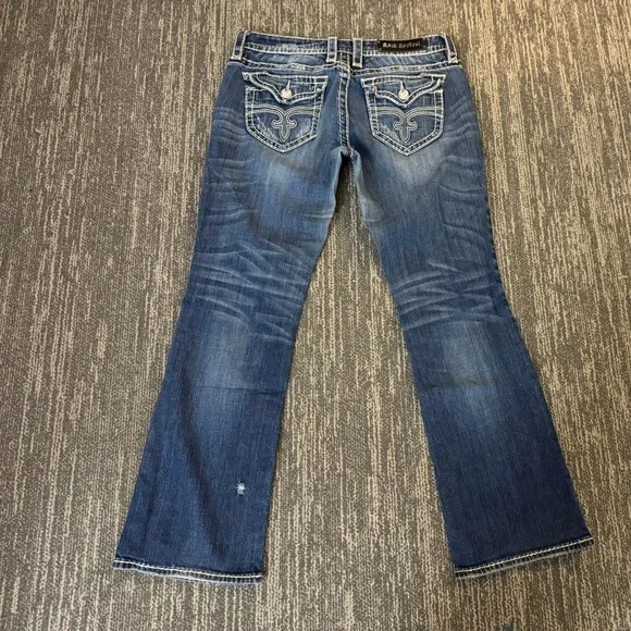 Women’s Rock Revival Eva Relaxed Boot Stretch Jeans 30 32 x 30 - Picture 6 of 7